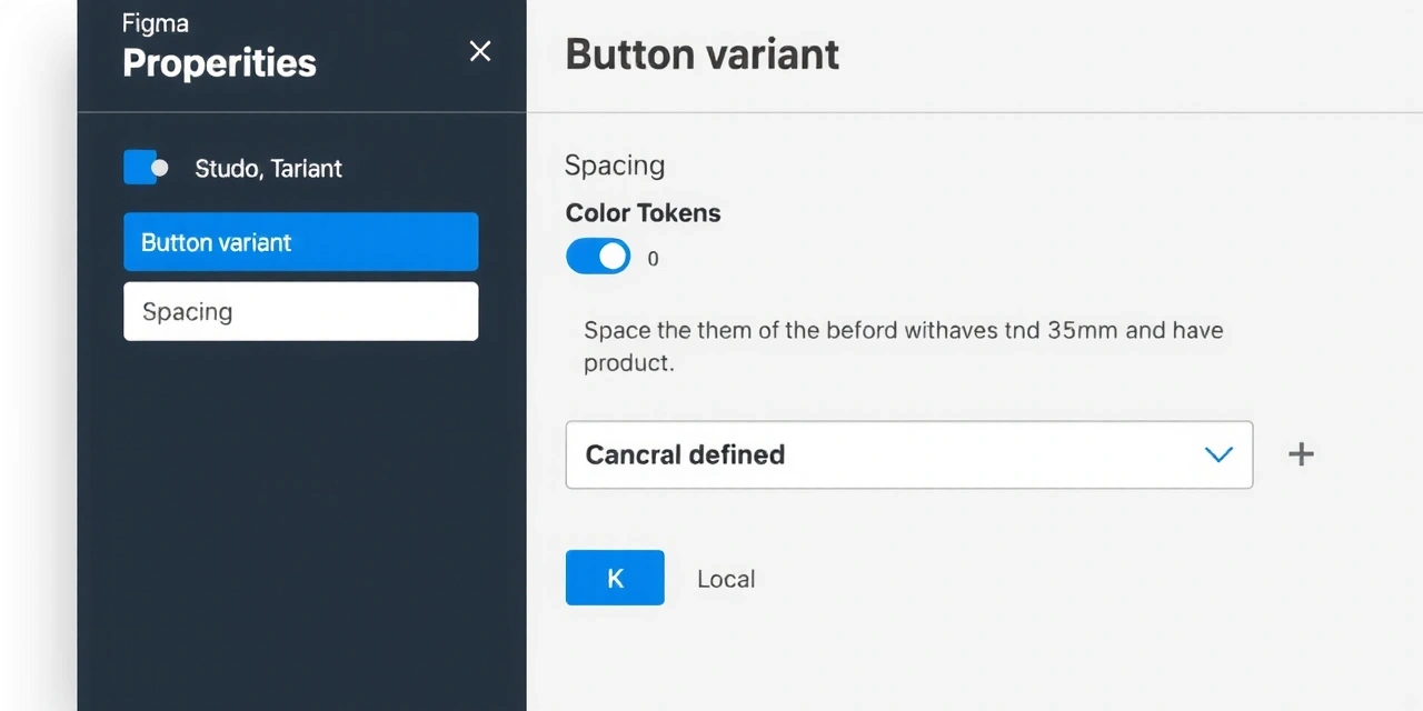 Figma component panel detail